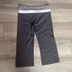Lemon Girls Black Leggings with Silver-Trim Waistband